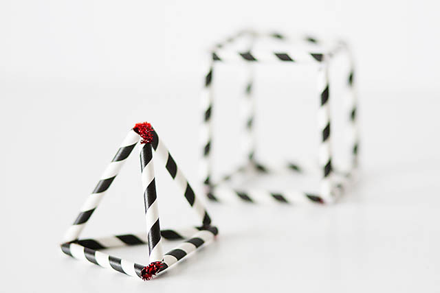 Building with Straws from All for the Boys blog