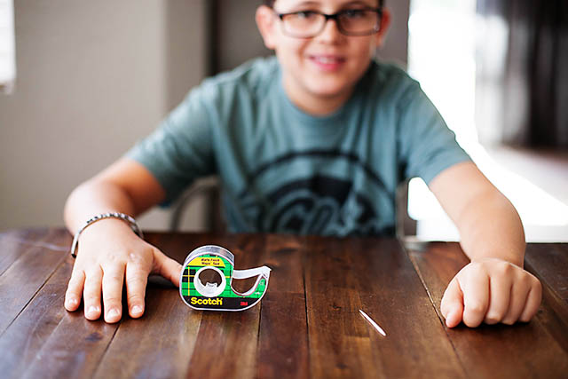 Easy Disappearing Toothpick Trick from All for the Boys blog