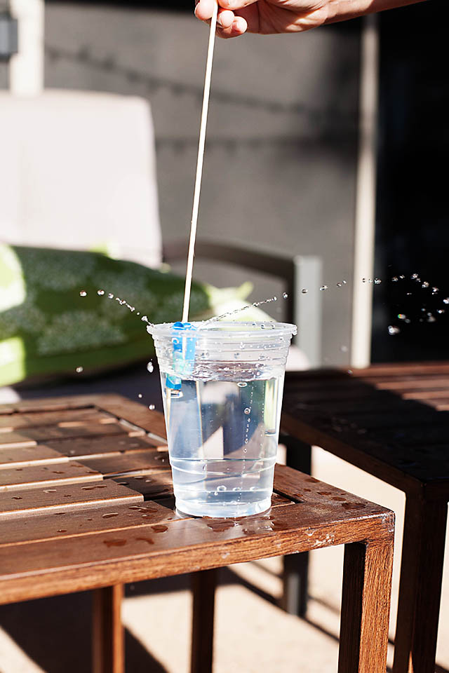 DIY Centrifuge Sprinkler - fun summer activity from All for the Boys blog