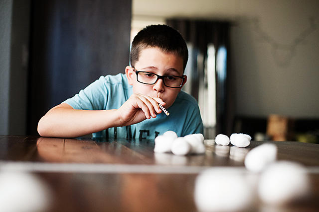 Fun indoor snowball fight game from All for the Boys blog