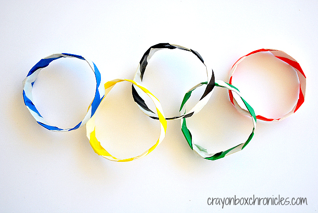 DIY Олимпийский Оригами Браслеты из Crayon Box Хроники на Все для блога мальчиков